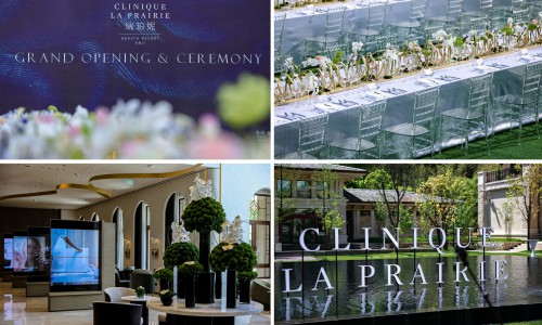 CLINIQUE LA PRAIRIE 瑞珀妮安吉抗衰理疗院盛大开幕