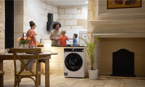最美海尔家：法国用户用上海尔X11洗衣机