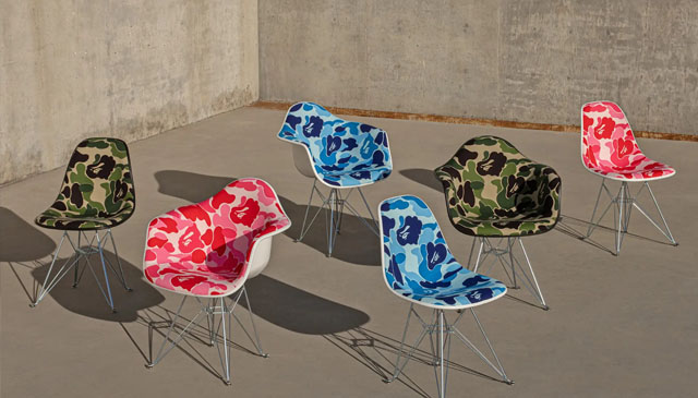 A BATHING APE︎ × MODERNICA，世纪中期现代主义贝壳椅和方桌家具正式发售