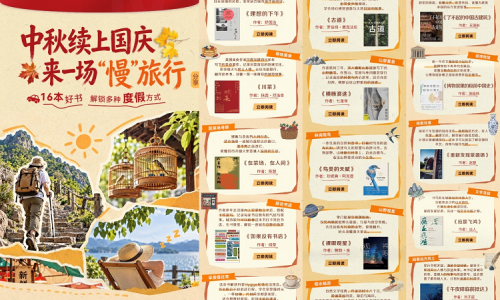 用16本好书打开国庆假期，华为阅读带你从城市山野读到人文风土